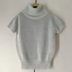 VINO ROUGE／キラキラ 半袖ニット／Ｍサイズ