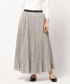 サマンサモスモス 柄アソートアコーディオンプリーツスカート