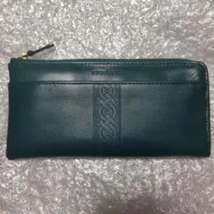グリーンカラー Ｌ字ファスナー長財布 新品未使用 ズッケロ