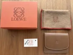 【美品】LOEWE レザーコインケース アナグラム