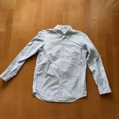 TOMMY HILFIGER 青と白ストライプ 長袖シャツ