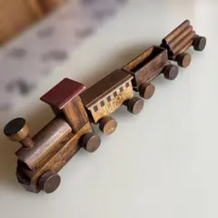 ビンテージ Loquai Holzkunst 木製トレイン3ピース - メルカリ