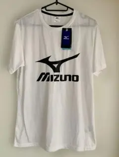 新品タグ　MIZUNO ミズノ　Tシャツ　M　ホワイト　半袖