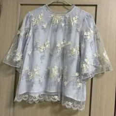 mysty woman 刺繍レースブラウスのサムネイル