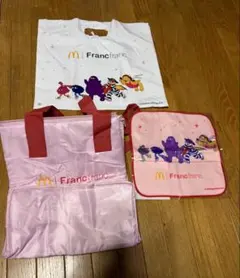 マクドナルドキャラクター 保冷バッグ ミニタオル　2026 福袋　フランフラン
