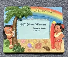 ハワイ土産 ミニフォトフレームマグネット