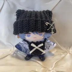 〖ブラック×ハートポシェット〗 にじぱぺっと ネコ耳 ニット帽 ぬい服 にじぱぺ