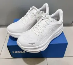 HOKA ボンダイ9 BONDI9 ホワイト 白 27cm メンズのサムネイル