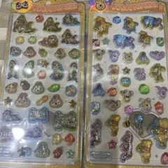 チップとデール　くまのぷーさん　シール　2点セット