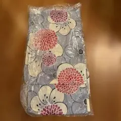 超美品 現代浴衣 夏物 綿 163 生成色 青 紺 緑 大人 唐草 ワイド
