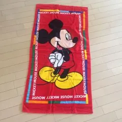 バスタオル　ミッキーマウス