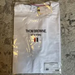 THOM BROWNE Relaxed Fit SS Tee White 3のサムネイル