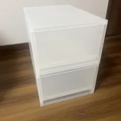 無印　ポリプロピレン　ボックス 2個セット　83831790