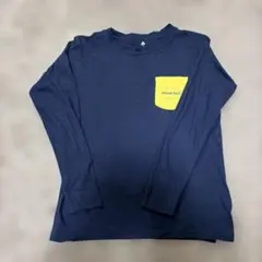 mont-bell モンベル オーガニックコットンTシャツ150 ネイビー長袖