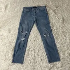 Bershka クラッシュデニム 40 (31)ベルシュカ　スキニーフィット