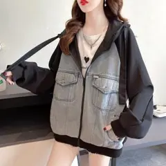 大きいサイズ レディース 秋　冬 トップス　パーカー　薄手　新品 長袖　春ｒ