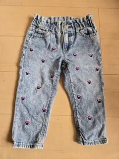 baby GAP 刺繍付きデニムパンツ Disney 100cm 3歳