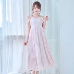 ワンピース Rosemuse frill pleats airy cami o/p pink 完売品 ロゼミューズ frill pleats airy cami o/p - メルカリ