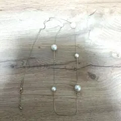 コットンパール　ネックレス　約60cm