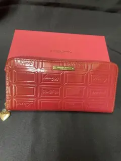 Samantha Thavasa 赤 チョコレートバー風 長財布