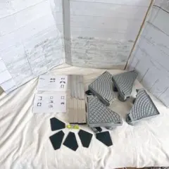 ★使用済み　洗濯機 置き台 キャスター 8足4輪 耐荷重500KG グレーのサムネイル