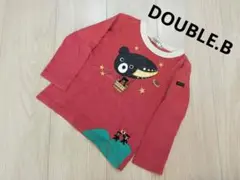 MIKIHOUSE DOUBLE.B 長袖 Tシャツ 気球 刺繍 100㎝