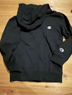 Champion キッズ パーカー ブラック 130cm
