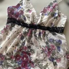 ラヴィアドゥ 花柄 シフォンキャミソール ランジェリーのサムネイル