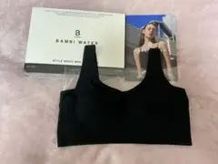 BAMBI WATER ナイトブラ Lサイズ ブラック　シームレス