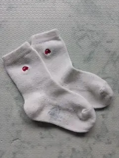 ファミリア ベビー靴下 ホワイト