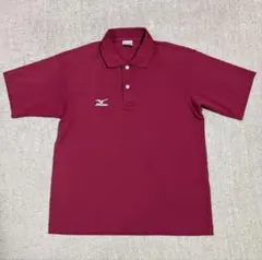 MIZUNOバドミントンウエア ポロシャツ　エンジ　ユニSサイズのサムネイル