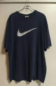 希少】90s NIKE XXL ネイビー USA製 フェード ナス紺 - メルカリ