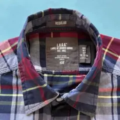 H&M チェック柄 Ｍ　綿100％　長袖シャツ