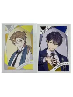 にじさんじ 7周年 チェキ風カード 伏見ガク 剣持刀也(箔押しレア) 咎人