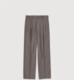 AURALEE SUPER LIGHT WOOL TWO-TUCK SLACKS