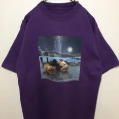 Disney ディズニー 半袖 Tシャツ ミッキー プルート ビッグロゴ 古着