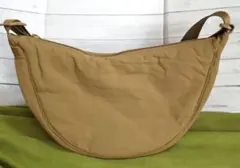 【おまとめ割有】ユニクロ　ラウンドミニショルダー（ベージュ）