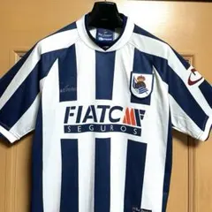 ビンテージ レアルソシエダ スペインサッカー ゲームシャツ ユニフォーム