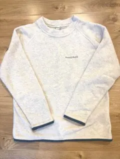 モンベル クリマプラス100 ライトスウェット キッズ フリース130 子供