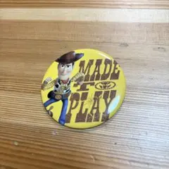 トイストーリー ウッディ 缶バッチ 7.7mm