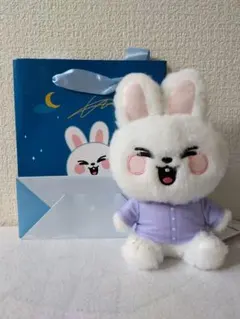 SKZOO ふわふわボア パジャマぬいぐるみ リノ リービット - メルカリ