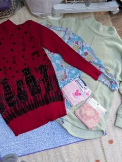 O*r様 専用　未使用に近い　変更、ネコ入り3着プラスハンカチ２枚計５品