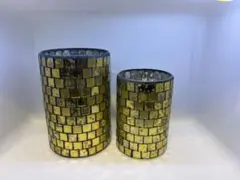 キャンドルカバー　 直筒型　大/小2個セット