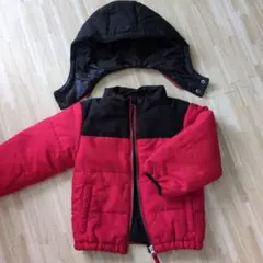 dev!rock デビロックダウンコート 110cm 赤黒デビロックアウター