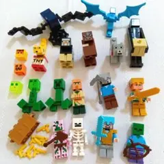 ☆16体　LEGO レゴ　互換　ミニフィグ　マインクラフト  マイクラ セット