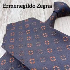 ✨極美品✨Ermenegildo Zegna ネクタイ 花柄 ネイビー シルク - メルカリ
