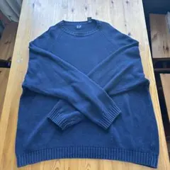 GAP ダークブルー ニットセーター XXL