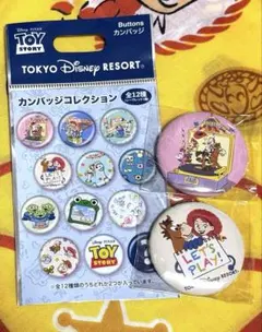 東京ディズニーリゾート トイストーリー 缶バッジ 2個セット - メルカリ