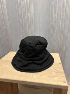 ZARA 黒 キルティング バケットハット