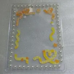 硬質ケース カード デコ シール 黄色